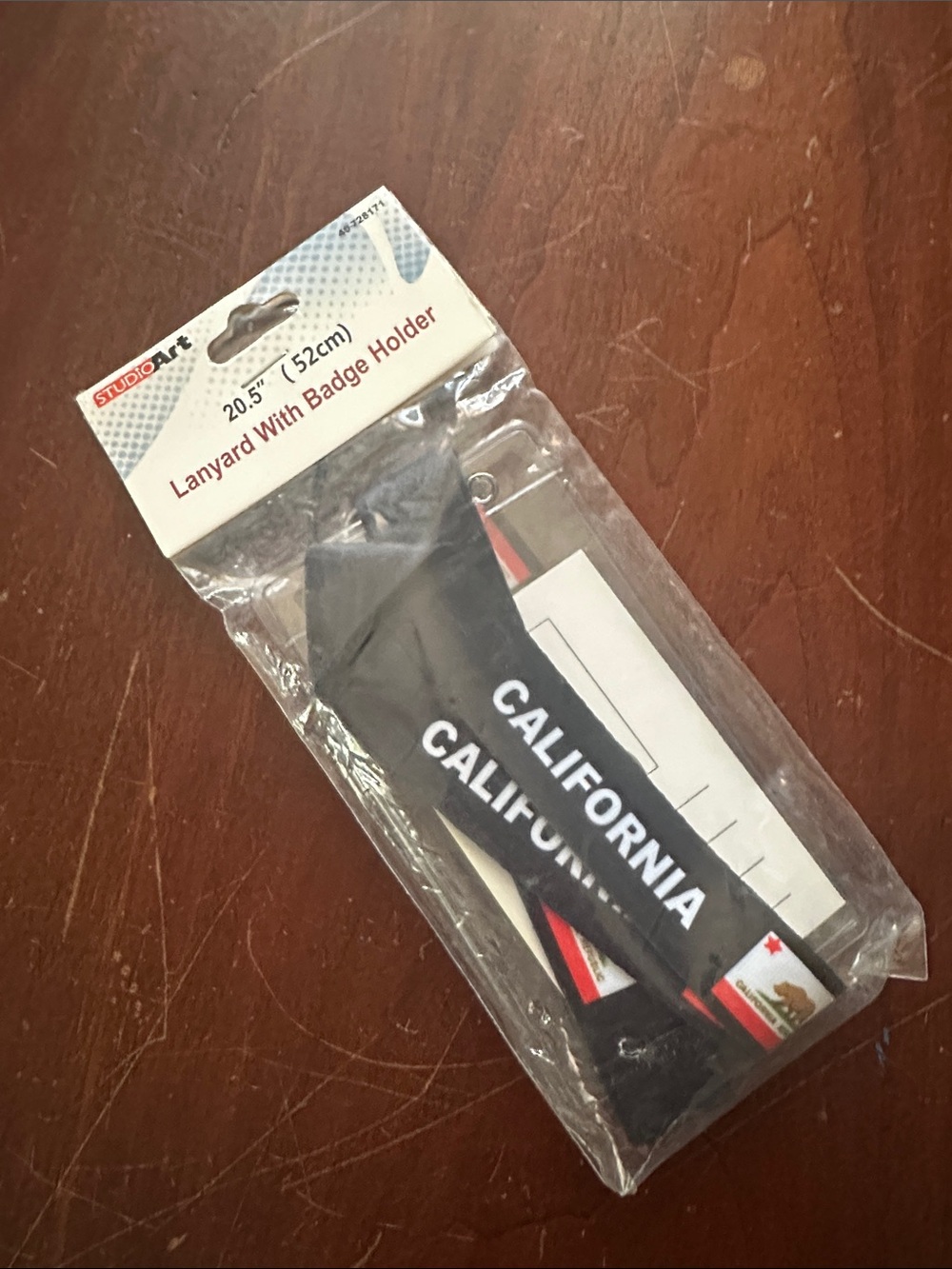 Studio Black California Lanyard with Badge Holder